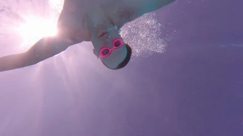 Finding At Sea Underwater Stock Footage 158075668