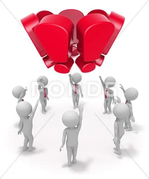 Finding solution. Stock Illustration