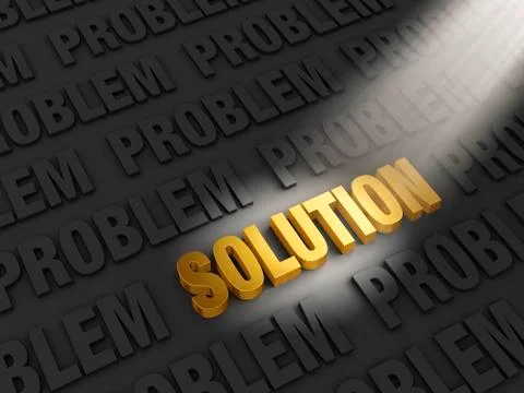 Finding a solution Stock Illustration