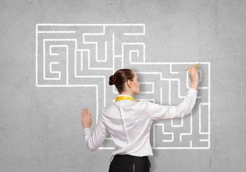 Finding solution 스톡 사진