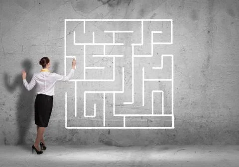 Finding solution 스톡 사진