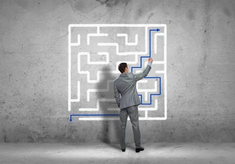 Finding solution 스톡 사진