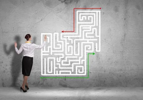Finding solution 스톡 사진