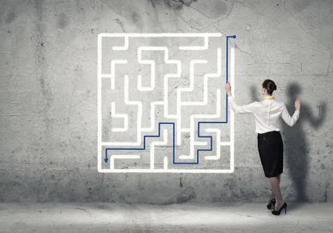 Finding solution 스톡 사진