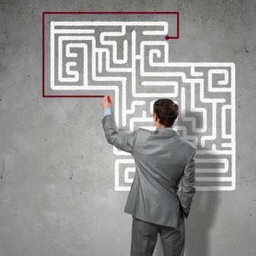 Finding solution 스톡 사진