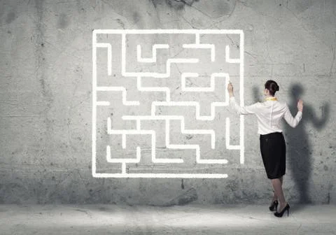 Finding solution 스톡 사진