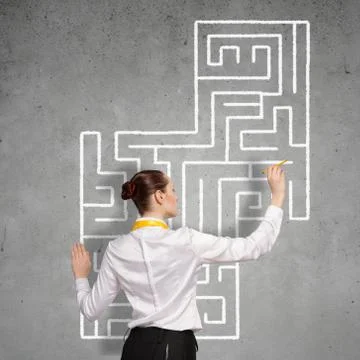 Finding solution 스톡 사진