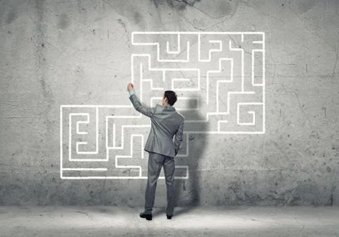 Finding solution 스톡 사진