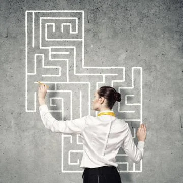 Finding solution 스톡 사진