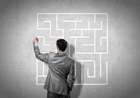 Finding solution 스톡 사진