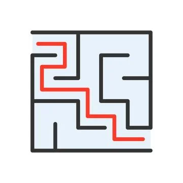 Finding Solutions Icon Stock Illustration