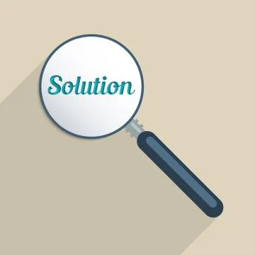 Finding solutions Stock Illustration