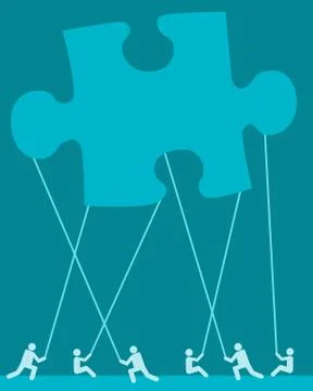 Finding solutions Illustrazione stock