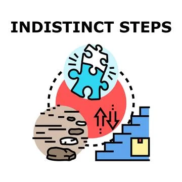 Finding solutions overcoming challenges moving forward concept Stock Illustration