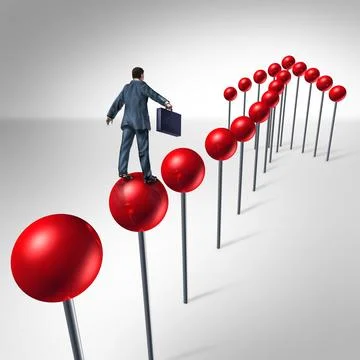 Finding Success Ilustración de archivo
