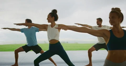 Finding their inner warriors Stock Footage 105139498