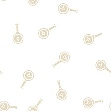 Finding time glyph vector seamless pattern イラスト素材