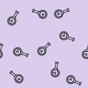 Finding time line vector seamless pattern Stock Illustration