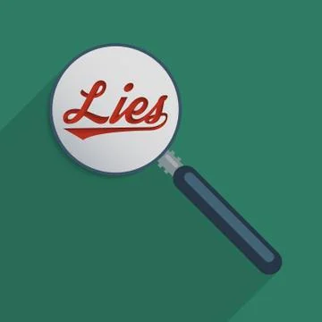 Finding the truth Stock Illustration