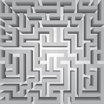 Finding way labyrinth concept vector structure illustration 스톡 일러스트