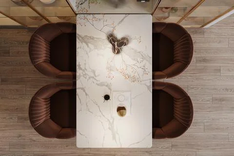 Finding Your Style Exploring Different Interior Design Concepts for Dining Ro Stock Illustration