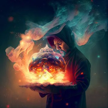 Finding yourself Stock Illustration