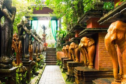 Fine Art in Dusit Dhewa, Samui Cultural Center, Koh Samui Island, Thailand Stock Photos