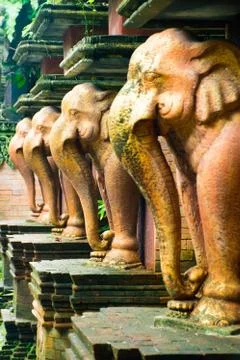 Fine Art in Dusit Dhewa, Samui Cultural Center, Koh Samui Island, Thailand Stock Photos