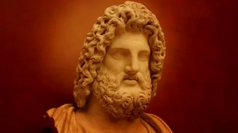 Fine Arts Marble Bust Sculpture Florence Italy Stock Footage 105356928
