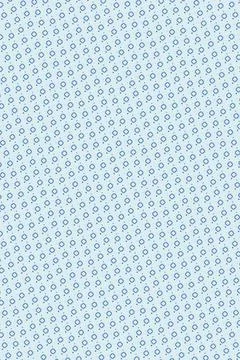 Fine blue dotted rings repeat across a pale surface in an orderly, delicate.. Stock Illustration