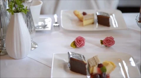 Fine coffee table 库存影片 47666332