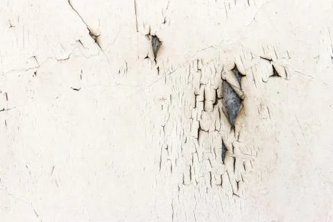 Fine cracks in the paint 写真素材