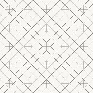 Fine diamond mesh grid pattern, seamless pattern in line design. diamond, mesh Stock Illustration