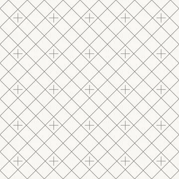 Fine diamond mesh pattern, seamless pattern in line design. diamond, mesh Stock Illustration