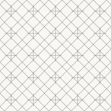 Fine diamond mesh star pattern, seamless pattern in line design. diamond, mesh Stock Illustration