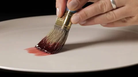 Fine dining dessert serving footage Stock Footage 68964599