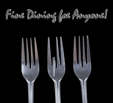 Fine dining for enyone. Stock Photos