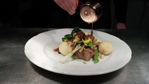 Fine Dining Stock Footage 244659201