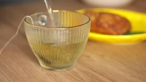 Fine dining modern dessert presentation in a restaurant setting. Stock Footage 326241650