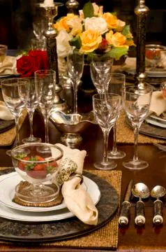 Fine dining 写真素材