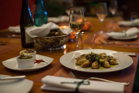 Fine Dining Stock Photos