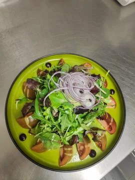 Fine Dining Salad Dish 写真素材