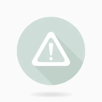 Fine Exclamation Icon Stock Illustration