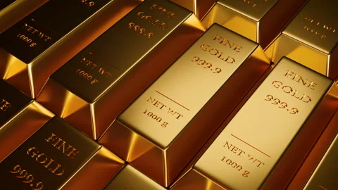 Fine Gold bars 動画素材 276293105