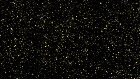 Fine Gold glitter falling confetti Loop with Alpha Channel Matte Stock Footage