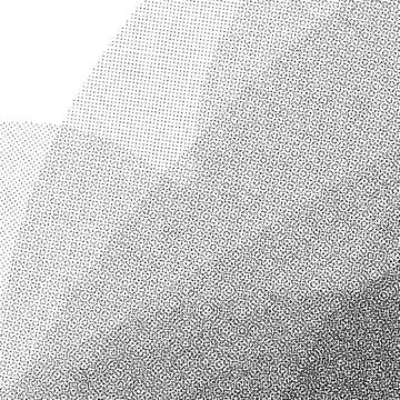 Fine Gray Stippled Wave on White Background Stock Photos