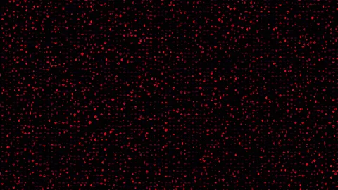 Fine Grid of Red Dots Forming Mesh Video stock 143907246