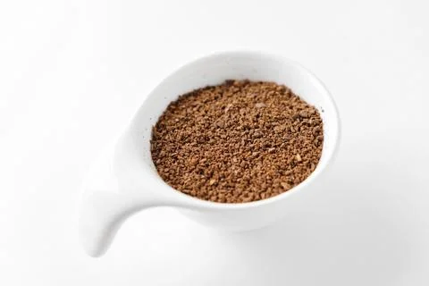 Fine ground coffee beans. Stock Photos