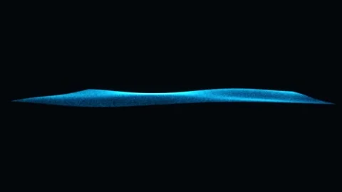 Fine Luminous Filaments Stretch And Wind Through Dark Fluid Stock-Footage 344514745