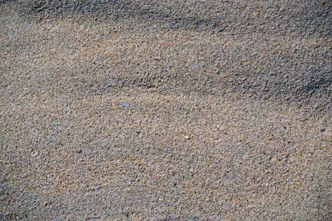 Fine luminous sand patterns in the beach of Matosinhos Stock Photos
